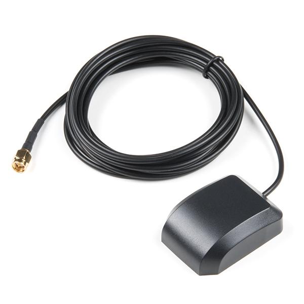 GPS/GNSS Magnetic Mount Antenna - 3m (SMA) [GPS-14986]