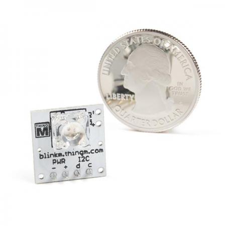 디바이스마트,MCU보드/전자키트 > 디스플레이 > LED,SparkFun,BlinkM - I2C Controlled RGB LED Only 8 left! [COM-08579],BlinkM - I2C 제어 RGB LED / 8000mcd 140º 풀 컬러 RGB LED / 24비트 RGB 또는 HSB로 색상 지정 / 저전력 소비 / 다양한 타이밍 및 페이드 속도로 색상 간 페이드