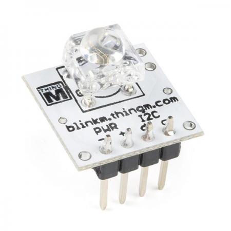 디바이스마트,MCU보드/전자키트 > 디스플레이 > LED,SparkFun,BlinkM - I2C Controlled RGB LED Only 8 left! [COM-08579],BlinkM - I2C 제어 RGB LED / 8000mcd 140º 풀 컬러 RGB LED / 24비트 RGB 또는 HSB로 색상 지정 / 저전력 소비 / 다양한 타이밍 및 페이드 속도로 색상 간 페이드