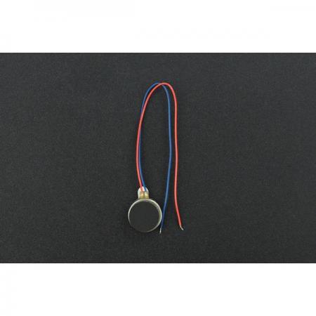 디바이스마트,기계/제어/로봇/모터 > 모터류 > 특수모터 > 진동모터,DFROBOT,Mini Vibration Motor (10*2.7mm) [FIT0774],작동 전압: DC1.5-4.2V / 정격 전압: 3V / 정격 전류: 50mA / 분당 회전수: 11000±2500rpm/차원: 10mm(0.39")(직경); 2.7mm(0.11")(두께)