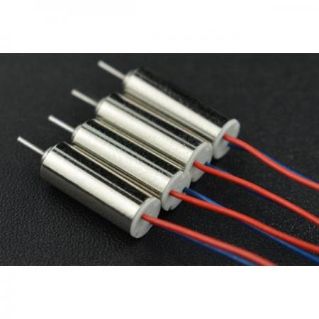 디바이스마트,기계/제어/로봇/모터 > 모터류 > DC모터 > 마이크로DC모터,DFROBOT,4PCS Coreless Micro Motor (4*12mm) [FIT0789],정격 전압: 3.7V / 정격 전류: 40mA / 속도: 60000rpm /  모터 길이: 12mm/0.47" / 모터 직경: 4mm/0.16" / 샤프트 직경: 0.7mm/0.028" / 샤프트 길이: 4mm/0.16"