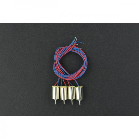 디바이스마트,기계/제어/로봇/모터 > 모터류 > DC모터 > 마이크로DC모터,DFROBOT,4PCS Coreless Micro Motor (6*10mm) [FIT0790],정격 전압: 3.7V / 속도: 45000rpm±10% / 모터 길이: 10mm/0.39"/ 모터 직경: 6mm/0.24"/샤프트 직경: 0.8mm/0.031" / 샤프트 길이: 4mm/0.16"