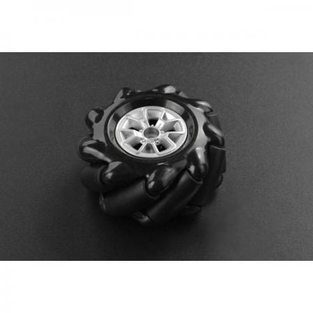 디바이스마트,기계/제어/로봇/모터 > 로봇부품 > 바퀴/휠 > 메카넘 휠,DFROBOT,Black Mecanum Wheel with Motor Shaft Coupling (60mm) - Right [FIT0766],바퀴 직경: 60mm / 휠 두께: 30.62mm / 롤러 수: 9 / 각도: 45° / 적재 능력: 15kg