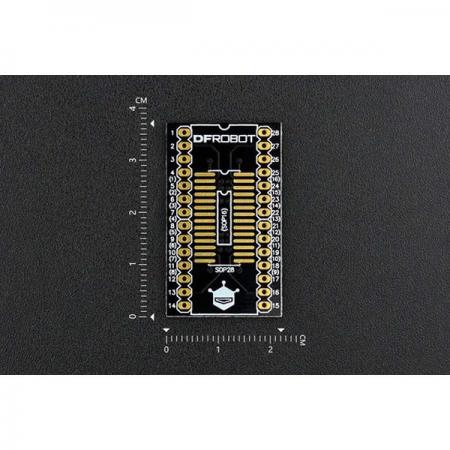 디바이스마트,커넥터/PCB > PCB기판/관련상품 > IC 변환기판 > SOP/TSOP 변환기판,DFROBOT,Prototyping Board - SOP8/SOP16/SOP28 [FIT0291],SOP8/SOP16/SOP28 ~ DIP16/DIP28 어댑터 보드 / 보드 색상: 블랙 / 크기: 22x37.5x1.6mmmm(0.86 x1.48x0.06" )