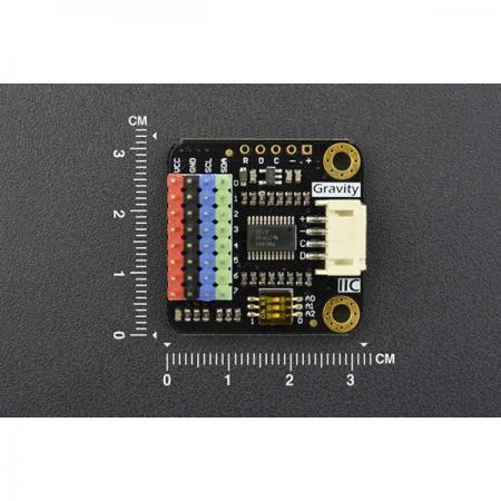 디바이스마트,MCU보드/전자키트 > 전원/신호/저장/응용 > 인터페이스/먹서,DFROBOT,Gravity: Digital 1-to-8 I2C Multiplexer [DFR0576],작동 전압: 3.3~5.0V / 커넥터 유형: PH2.0-4P / 인터페이스 레벨: 높은 3.3V, 낮은 0V / I2C 클럭 속도: 100K, 400K /I2C 주소 범위: 0x70~0x77 / 차원: 32*32mm/1.26*1.26in