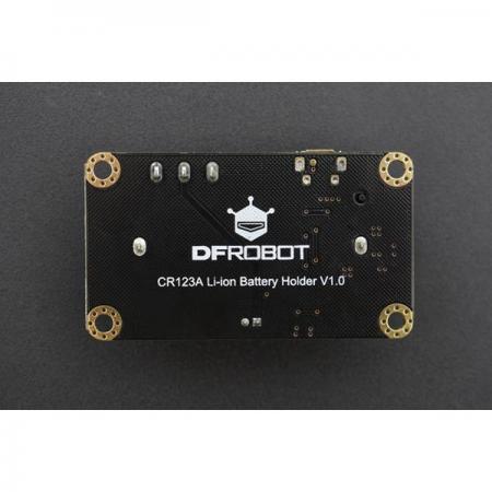 디바이스마트,오픈소스/코딩교육 > Micro:Bit > 마이크로비트 케이스/악세사리,DFROBOT,CR123A Li-ion Battery Holder for micro: Maqueen [FIT0611],충전 전압: 4.5-5.5V DC / 충전 인터페이스: USB / 출력 전압: 3.5~4.2V DC / 충전 전류: 350mA /  차원: 56×32mm/2.20"×1.26"