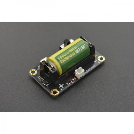 디바이스마트,오픈소스/코딩교육 > Micro:Bit > 마이크로비트 케이스/악세사리,DFROBOT,CR123A Li-ion Battery Holder for micro: Maqueen [FIT0611],충전 전압: 4.5-5.5V DC / 충전 인터페이스: USB / 출력 전압: 3.5~4.2V DC / 충전 전류: 350mA /  차원: 56×32mm/2.20"×1.26"