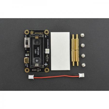 디바이스마트,오픈소스/코딩교육 > Micro:Bit > 마이크로비트 케이스/악세사리,DFROBOT,CR123A Li-ion Battery Holder for micro: Maqueen [FIT0611],충전 전압: 4.5-5.5V DC / 충전 인터페이스: USB / 출력 전압: 3.5~4.2V DC / 충전 전류: 350mA /  차원: 56×32mm/2.20"×1.26"