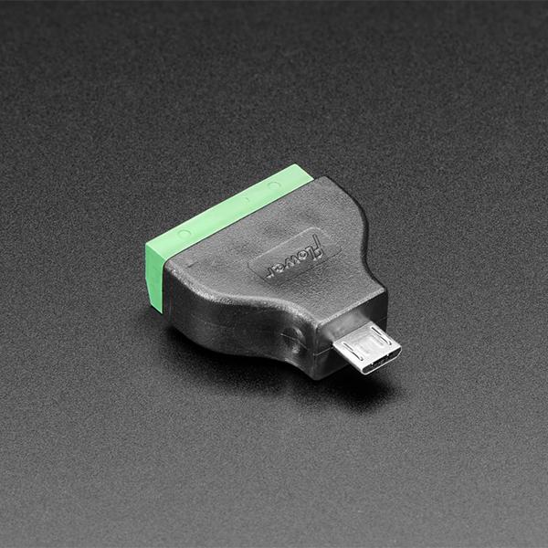 USB Micro B Male Plug to 5-pin Terminal Block [ada-3972]