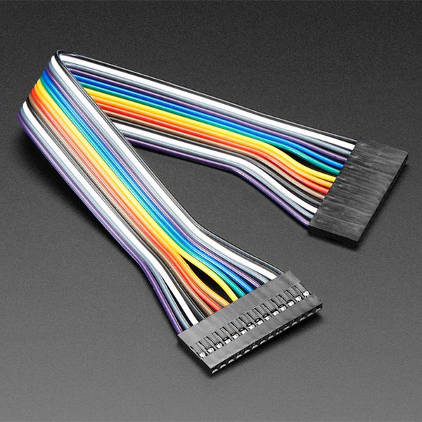 2.54mm 0.1' Pitch 14-pin Jumper Cable - 20cm long [ada-4943]