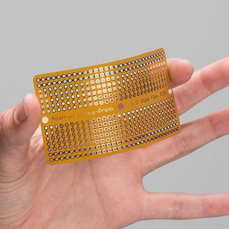 디바이스마트,커넥터/PCB > PCB기판/관련상품 > 특수기판 > 특수제작 PCB,Adafruit,Adafruit Flex Perma-Proto - Half-sized Breadboard Flex-PCB [ada-1518],프로토타이핑 보드 / Flex-PCB / 유연함 / 크기 : 78.88mm