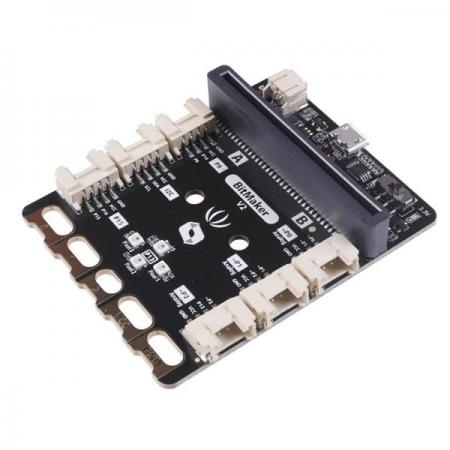 디바이스마트,오픈소스/코딩교육 > Micro:Bit > 마이크로비트 확장/변환보드,Seeedstudio,BitMaker_V2 - JST 2.0 battery connector & 6 Grove connectors [114992653],향상된 기능: RGB LED, 전원 스위치, 전원 표시등 및 6개의 예비 그루브 커넥터가 추가로 장착됨 / 지원 언어: MakeCode/MicroPython /  충전: USB 케이블 또는 외부 배터리로 전원 공급