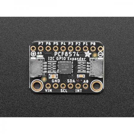 디바이스마트,MCU보드/전자키트 > 전원/신호/저장/응용 > 인터페이스/먹서,Adafruit,Adafruit PCF8574 I2C GPIO Expander Breakout - STEMMA QT / Qwiic [ada-5545],PCF8574 / 저렴한 I2C 확장기 / 8개의 I/O 핀 / 3개의 I2C 주소옵션 / GPIO / 크기 : 25.5mm x 17.7mm x 4.6mm