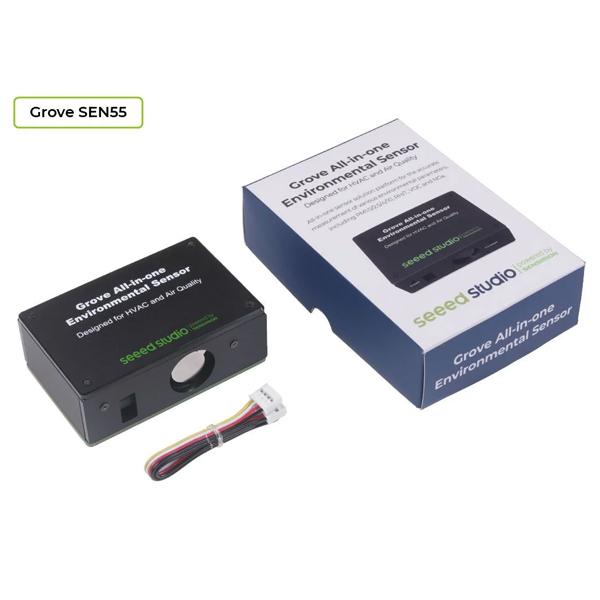 Grove - SEN55 All-in-one environmental sensor - NOx, VOC, RH, Temp, PM1.0/2.5/4/10 [101021014]