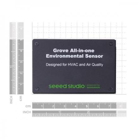 디바이스마트,MCU보드/전자키트 > 센서모듈 > 먼지/가스/연기/불꽃 > 가스/공기질/연기센서,Seeedstudio,Grove – SEN55 올인원 환경 센서 (NOx·VOC·온습도·PM1.0/2.5/4/10 지원 [101021014],NOx, PM, VOC, RH, Temp 5개 주변 데이터 신호 연속 감지 지원 / IIC 기능을 통해 4가지 유형의 PM 및 4가지 기본 주변 신호 전달 / 최대 10년 동안 우수한 성능 유지