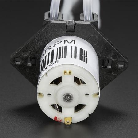 디바이스마트,기계/제어/로봇/모터 > 모터류 > 펌프모터 > 유체 펌프모터,Adafruit,Peristaltic Liquid Pump with Silicone Tubing - 12V DC Power [ada-1150],연동식 펌프 / 실리콘 튜브 / 클로버 패턴 /  작동 온도: 0℃ - 40℃ / 전압: 12VDC / 전류: 200-300mA / 유속: 최대 100mL/분