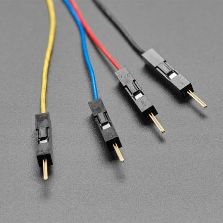 디바이스마트,케이블/전선 > 점퍼/하네스/악어/바나나 > 점퍼 와이어/케이블,Adafruit,STEMMA QT / Qwiic JST SH 4-pin to Premium Male Headers Cable - 150mm Long [ada-4209],STEMMA QT / JST SH 4핀-프리미엄 수 헤더 케이블 / 길이 : 150mm