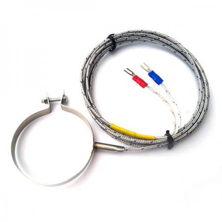 디바이스마트,센서 > 온도/습도/수위센서 > 온습도센서 부품,씨링크테크,RT-01K-C50mm,열전대 : K type / 온도 측정범위 : 0~400℃ degree / 프로브 : 원형 클램프 Type : 지름 50mm / Thermocouple 원형 클램프 type