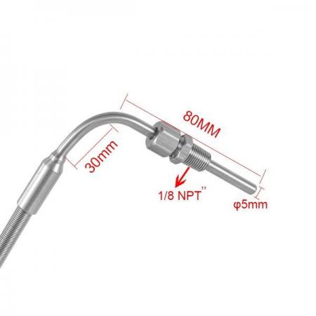 디바이스마트,센서 > 온도/습도/수위센서 > 온습도센서 부품,씨링크테크,RT-04K-ELB,열전대 : K type / 온도 측정범위 : 0~1250℃ degree / 프로브 : Elbow