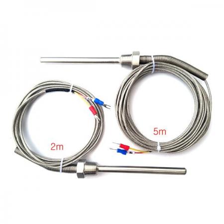 디바이스마트,센서 > 온도/습도/수위센서 > 온습도센서 부품,씨링크테크,RT-05K-PT38,열전대 : K type / 온도 측정범위 : 0~1250℃ degree / 프로브 길이(전면) : 100mm, 직경 : 8mm