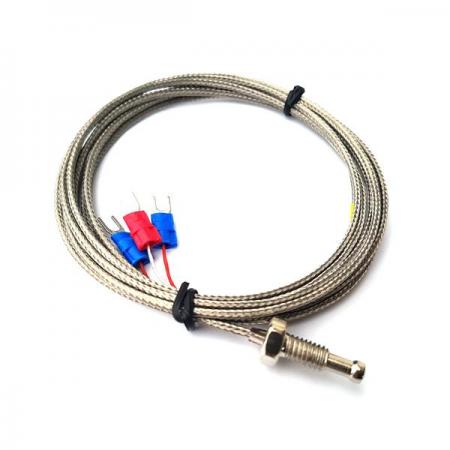 디바이스마트,센서 > 온도/습도/수위센서 > 온습도센서 부품,씨링크테크,PT-02-M6,온도 측정범위 : -50~400℃ degree / 프로브 길이(전면) : 100mm, 나사 : M6*1 / RTD PT100