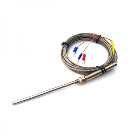 디바이스마트,센서 > 온도/습도/수위센서 > 온습도센서 부품,씨링크테크,PT-04,온도 특성 : 1000ohm ( 0℃ ) / 측정범위 : -100~400℃ degree / 프로브 길이 : 10cm, 직경 : 5mm / RTD PT1000