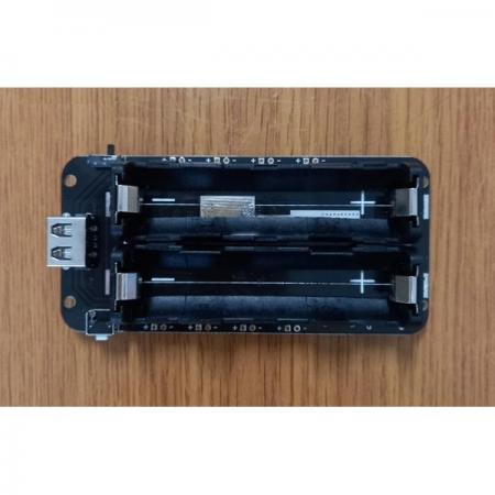 디바이스마트,MCU보드/전자키트 > 전원/신호/저장/응용 > 충전/배터리/전원,네오틱스,리튬 배터리(18650) 홀더장착 충전-전원출력(3.3V, 5V) 모듈(배터리 - 2개용) (PN-HLCH-18650-2S),PCB Size : 약 99.8mm x 48.2mm / Battery : 18650 Size Battery (2 pcs) / Charging Voltage : DC 5V