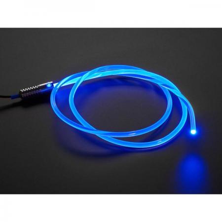 디바이스마트,LED/LCD > LED 인테리어조명 > 장식용 LED,Adafruit,Fiber Optic Light Source - 1 Watt - Blue [ada-4167],고출력 LED 클러스터 / 블루 광섬유 광원 / 9~12V 및 100mA 전류로 전원을 공급해야 하며 금속 본체는 방열판 역할을 합니다