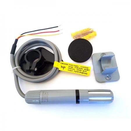 디바이스마트,센서 > 온도/습도/수위센서 > 온습도센서 부품,씨링크테크,온습도센서 (CM2305B-WP),상대 습도&온도 센서 / 습도 정밀도 : ± 2% RH / 온도 정밀도 : ± 0.3℃ / 3Wire / 입출력 방식 : 1-Wire / CM2305B에 외부 투습지 보완한 제품