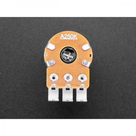디바이스마트,RLC/수동소자 > (R) 저항 > 가변저항(포텐셔미터) > 로타리 포텐셔미터,Adafruit,Alpha Dual-Gang 16mm Right-angle PC Mount - 250K Audio - RV16A01F-41-15R1-A250K-30H4 [ada-5268],Alpha Dual-Gang 250K 오디오 가변저항 / 스테레오 제어를 위한  투인원 가변저항 스택 / 오디오/로그 테이퍼 250K 옴 전위차계로 양쪽에 하나의 공유 노브