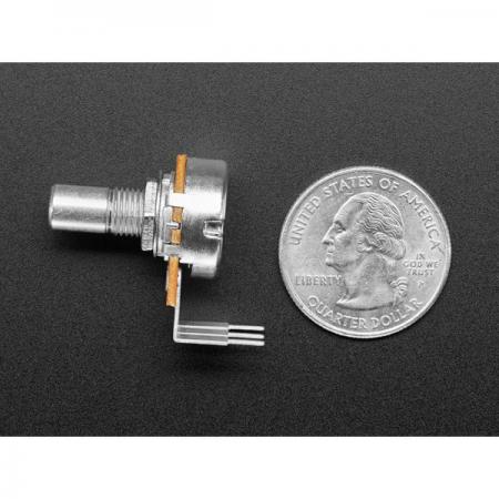 디바이스마트,RLC/수동소자 > (R) 저항 > 가변저항(포텐셔미터) > 로타리 포텐셔미터,Adafruit,Alpha Single-Gang 16mm Right-angle PC Mount - 100K Reverse Audio [ada-5261],Alpha 100 K Reverse Audio 가변저항은 브레드보드 또는 패널과 함께 사용 가능한 투인원입니다. / 테이퍼 100K 옴