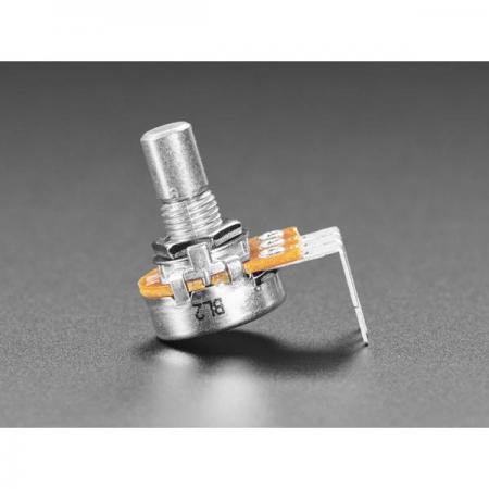 디바이스마트,RLC/수동소자 > (R) 저항 > 가변저항(포텐셔미터) > 로타리 포텐셔미터,Adafruit,Alpha Single-Gang 16mm Right-angle PC Mount - 100K Reverse Audio [ada-5261],Alpha 100 K Reverse Audio 가변저항은 브레드보드 또는 패널과 함께 사용 가능한 투인원입니다. / 테이퍼 100K 옴