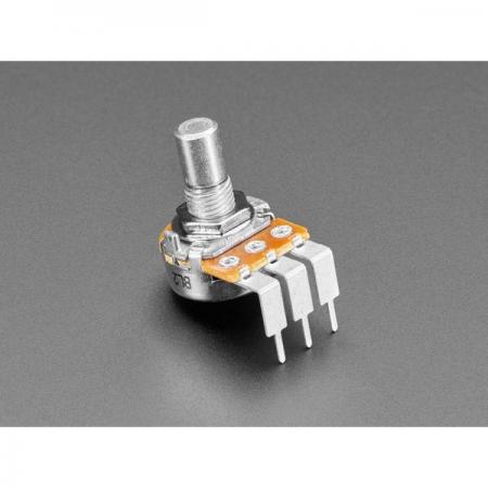 디바이스마트,RLC/수동소자 > (R) 저항 > 가변저항(포텐셔미터) > 로타리 포텐셔미터,Adafruit,Alpha Single-Gang 16mm Right-angle PC Mount - 100K Reverse Audio [ada-5261],Alpha 100 K Reverse Audio 가변저항은 브레드보드 또는 패널과 함께 사용 가능한 투인원입니다. / 테이퍼 100K 옴