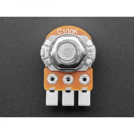 디바이스마트,RLC/수동소자 > (R) 저항 > 가변저항(포텐셔미터) > 로타리 포텐셔미터,Adafruit,Alpha Single-Gang 16mm Right-angle PC Mount - 100K Reverse Audio [ada-5261],Alpha 100 K Reverse Audio 가변저항은 브레드보드 또는 패널과 함께 사용 가능한 투인원입니다. / 테이퍼 100K 옴