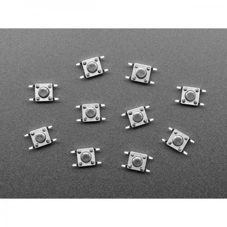 디바이스마트,스위치/부저/전기부품 > 스위치 > Tact 스위치,Adafruit,Reverse Mount Tactile Switch Buttons - 6mm square - 10 Pack [ada-5410],리버스 마운트 Tact 스위치 10팩 / 크기 : 6x6mm / 높이 : 6.5mm / 장착 높이 : 4.5mm