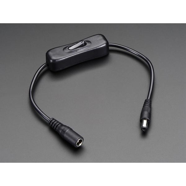 In-line power switch for 2.1mm barrel jack [ada-1125]