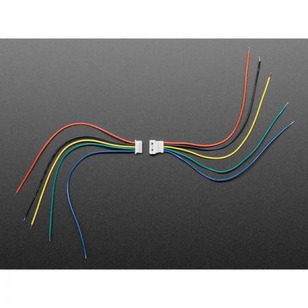 디바이스마트,케이블/전선 > 점퍼/하네스/악어/바나나 > 하네스 와이어/케이블,Adafruit,1.25mm Pitch 5-pin Cable Matching Pair 10 cm long - Molex PicoBlade Compatible [ada-4975],1.25mm 5핀 케이블 / 길이 : 10cm / Molex PicoBlade와 호환