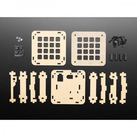 디바이스마트,MCU보드/전자키트 > 디스플레이 > 도트매트릭스,Adafruit,Adafruit 4x4 Trellis Feather Acrylic Enclosure + Hardware Kit  [ada-4339],4x4 TRELLIS를 휴대용 조명/음악 메이커로 바꿔주는 아크릴 인클로저 / 인터페이스, MIDI 악기, 컨트롤 패너 등을 위한 제품