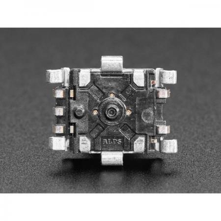 디바이스마트,RLC/수동소자 > (R) 저항 > 가변저항(포텐셔미터) > 로타리 포텐셔미터,Adafruit,Surface Mount Rotary Encoder - EC11J [ada-5454],EC11J / 표면 실장 로터리 엔코더 / 푸쉬 버튼 내장 / 3개의 패드 커넥터(접지 및 2개의 코딩 핀) 정상 개방 스위치용 패드 2개