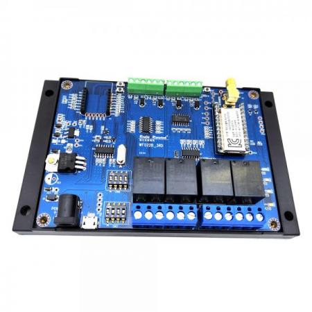 디바이스마트,MCU보드/전자키트 > 버튼/스위치/제어/RTC > 원격제어/무선컨트롤,라디오리써치,와이파이 컨트롤러 - WF022R(리모트쪽),와이파이와 앱을 이용한 제어(안드로이드) / 최신 저전력 KC인증을 받은 자체 개발 무선 모듈을 사용한 통신 / 원거리 제어 전용