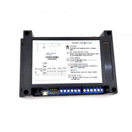 디바이스마트,MCU보드/전자키트 > 버튼/스위치/제어/RTC > 원격제어/무선컨트롤,라디오리써치,와이파이 컨트롤러 - WF022R(리모트쪽),와이파이와 앱을 이용한 제어(안드로이드) / 최신 저전력 KC인증을 받은 자체 개발 무선 모듈을 사용한 통신 / 원거리 제어 전용