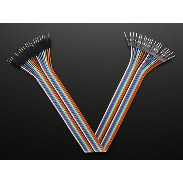 Premium Male/Male Jumper Wires - 20 x 12' (300mm) [ada-1955]