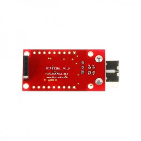 디바이스마트,MCU보드/전자키트 > 개발용 장비 > USB/RS232/RS485 컨버터,AVRMALL,[NER-1142] DIP232RL V1.0 RevD (4Pin Socket Type) / FT232RL 모듈,USB 직렬통신 신호를 RS-232C 직렬통신 신호로 변환하는 FT232RL Chip 장착 / 데이터 송수신 상태체크 LED