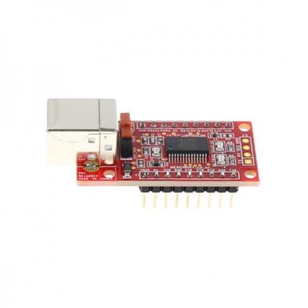 디바이스마트,MCU보드/전자키트 > 개발용 장비 > USB/RS232/RS485 컨버터,AVRMALL,[NER-1143] DIP232RL V1.0 RevD (18Pin Type) / FT232RL 모듈,USB 직렬통신 신호를 RS-232C 직렬통신 신호로 변환하는 FT232RL Chip 장착 / 데이터 송수신 상태체크 LED