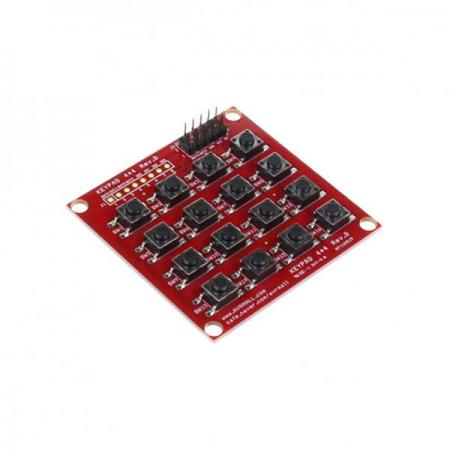 디바이스마트,MCU보드/전자키트 > 버튼/스위치/제어/RTC > 버튼/스위치/조이스틱,AVRMALL,[NER-1184] 키패드모듈 KEYPAD 4x4 (16버튼 키패드),Tack 스위치를 배열한 제품으로 키 입력 학습에 사용하도록 설계 / 1~16번 키 사용 가능