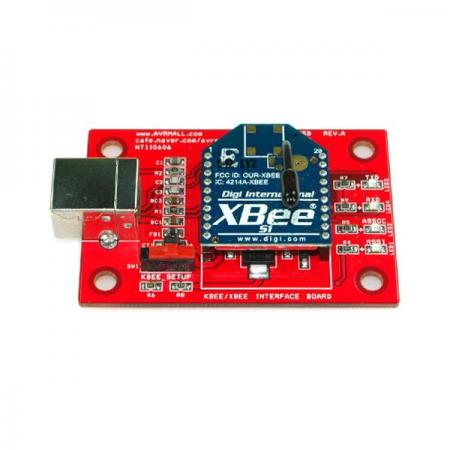디바이스마트,MCU보드/전자키트 > 통신/네트워크 > 지그비,AVRMALL,[NER-6243] XBee_USB,XBEE/KBEE 지그비 인터페이스 보드, USB 연결 후 지그비 설정