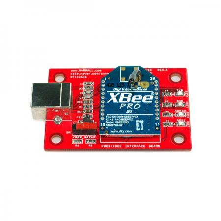 디바이스마트,MCU보드/전자키트 > 통신/네트워크 > 지그비,AVRMALL,[NER-6243] XBee_USB,XBEE/KBEE 지그비 인터페이스 보드, USB 연결 후 지그비 설정