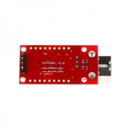 디바이스마트,MCU보드/전자키트 > 개발용 장비 > USB/RS232/RS485 컨버터,AVRMALL,[NER-13208] DIP232RL V1.0 (4Pin Type),USB 직렬통신 신호를 RS-232C 직렬통신 신호로 변환 / 동작전원 : DC 5.0V, DC 3.3V / 보드크기 : 40mm(가로) X 22mm(세로)