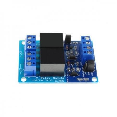 디바이스마트,MCU보드/전자키트 > 전원/신호/저장/응용 > 릴레이,AVRMALL,[NER-17755] RELAY-M2(CH2)-24V (2CH Relay Module),동작전압 : 24V / 채널 : 2ch / AC 출력 : 10A 120V, 6A 250V / DC 출력 : 10A 24V / 모듈 크기 : 44mm x 61mm x 19.9mm