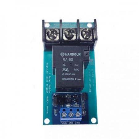 디바이스마트,MCU보드/전자키트 > 전원/신호/저장/응용 > 릴레이,AVRMALL,[NER-20013] RELAY-30A(CH1)-5V (1CH Relay Module) 버전B,동작전압 : 5V / 채널 : 1ch / 모듈 크기 : 42mm x 85mm x 24.7mm / 절연회로 적용